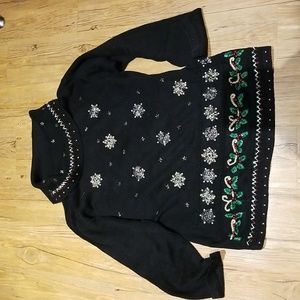 B.P Design black Christmas sweater szXL EUC